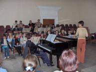 Zkouška sboru na akademii (Moldávie, Kišiněv 13.5.2005)